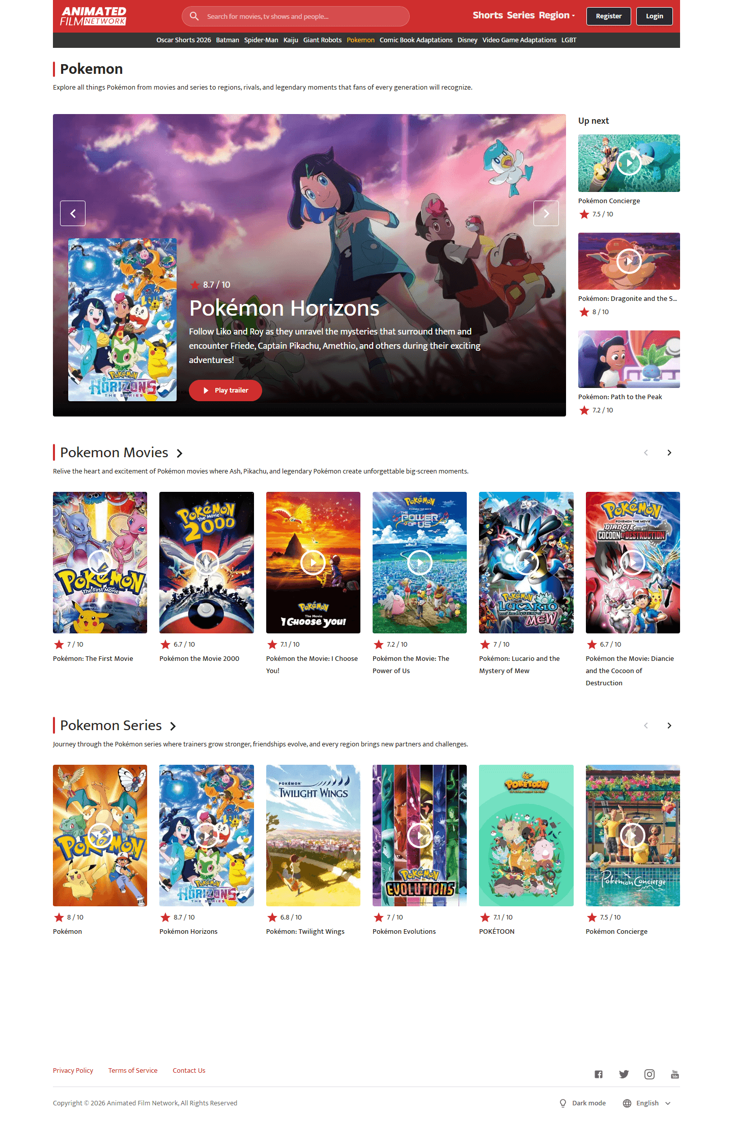 Animated Film Network full page