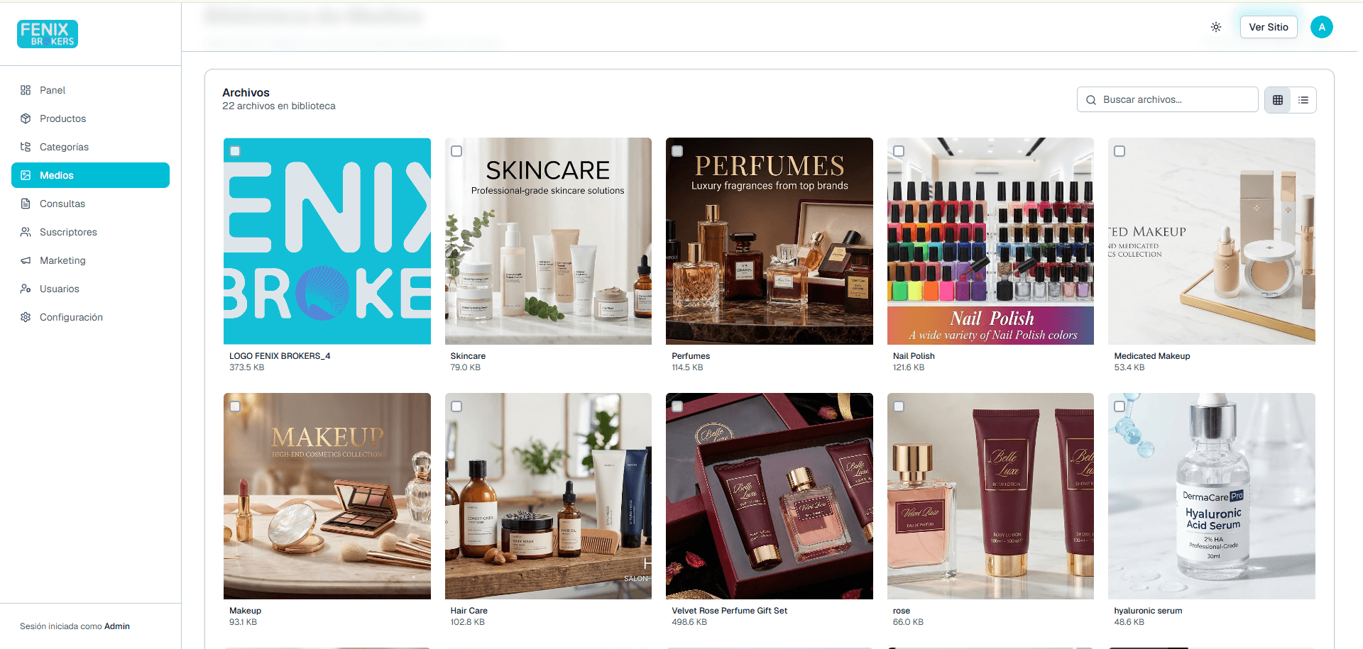 Fenix Brokers media library