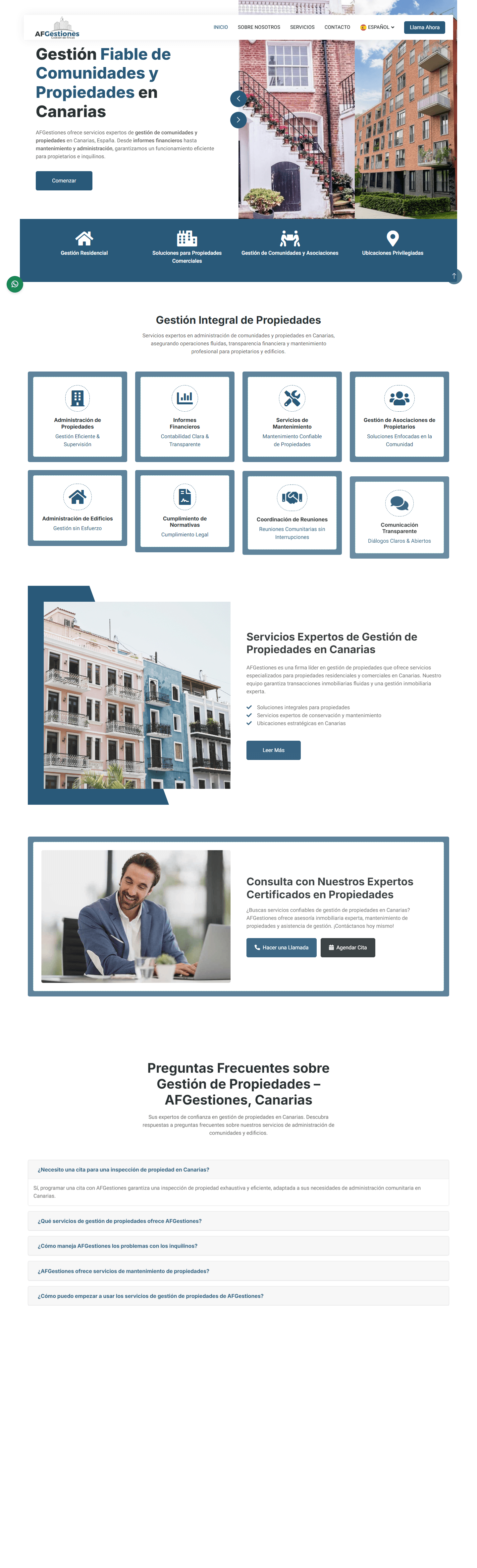 AF Gestiones full page