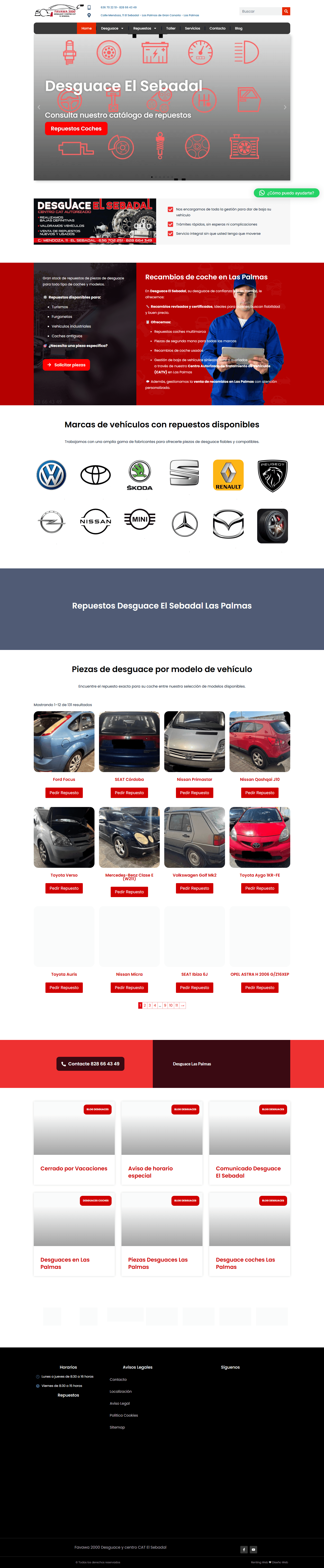 Desguaces El Sebadal full page