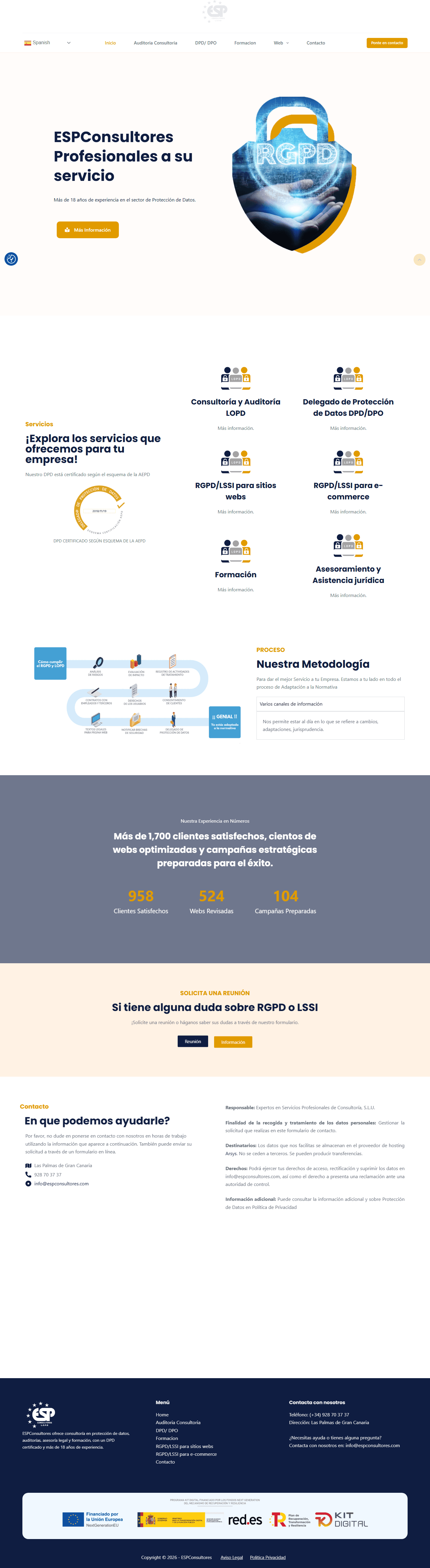 ESPConsultores full page