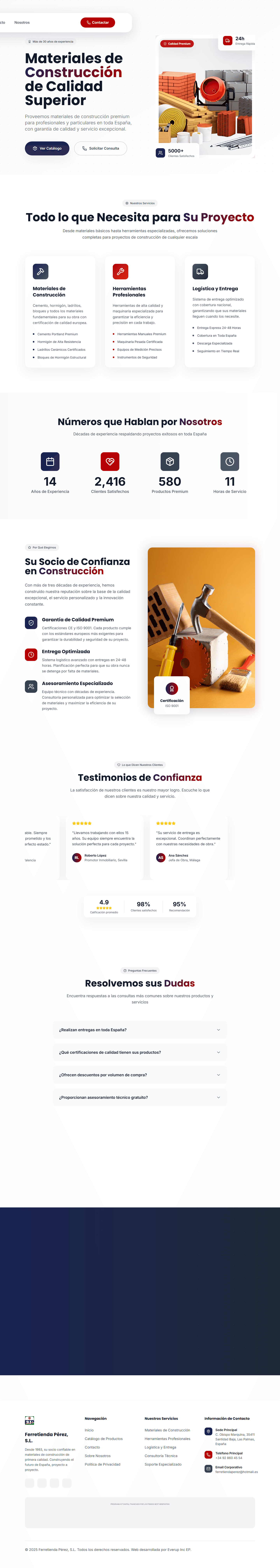 Ferretienda Pérez full page